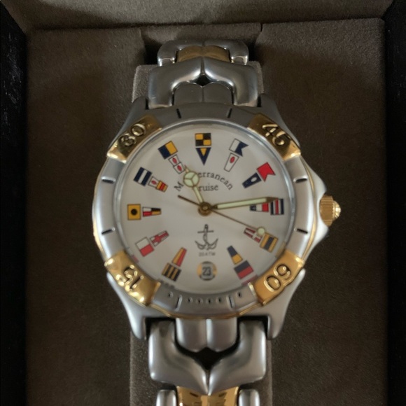 Men’s Mediterranean Cruise Stainless Steel Watch